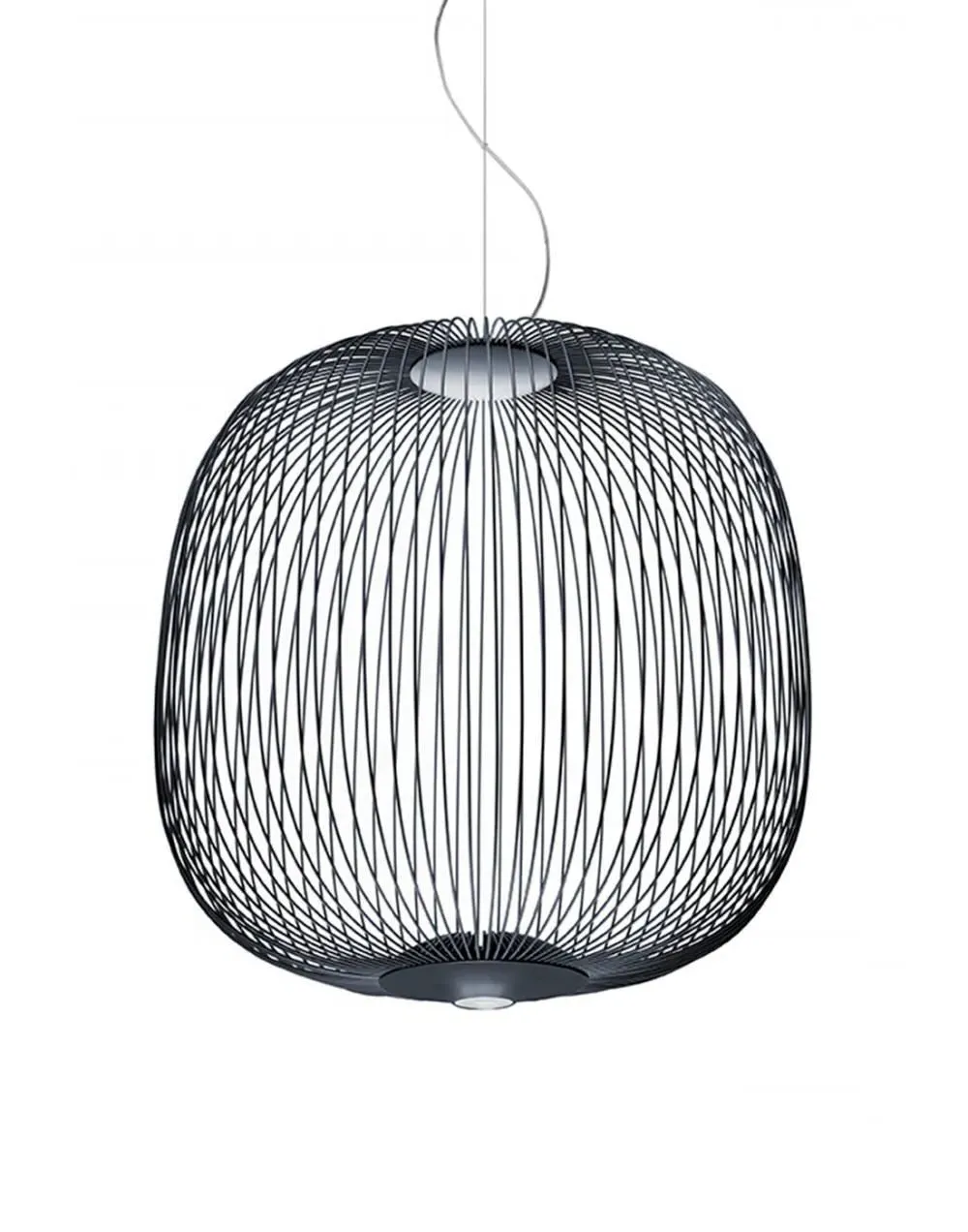 Spokes 2 Pendant Light - Graphite, Steel