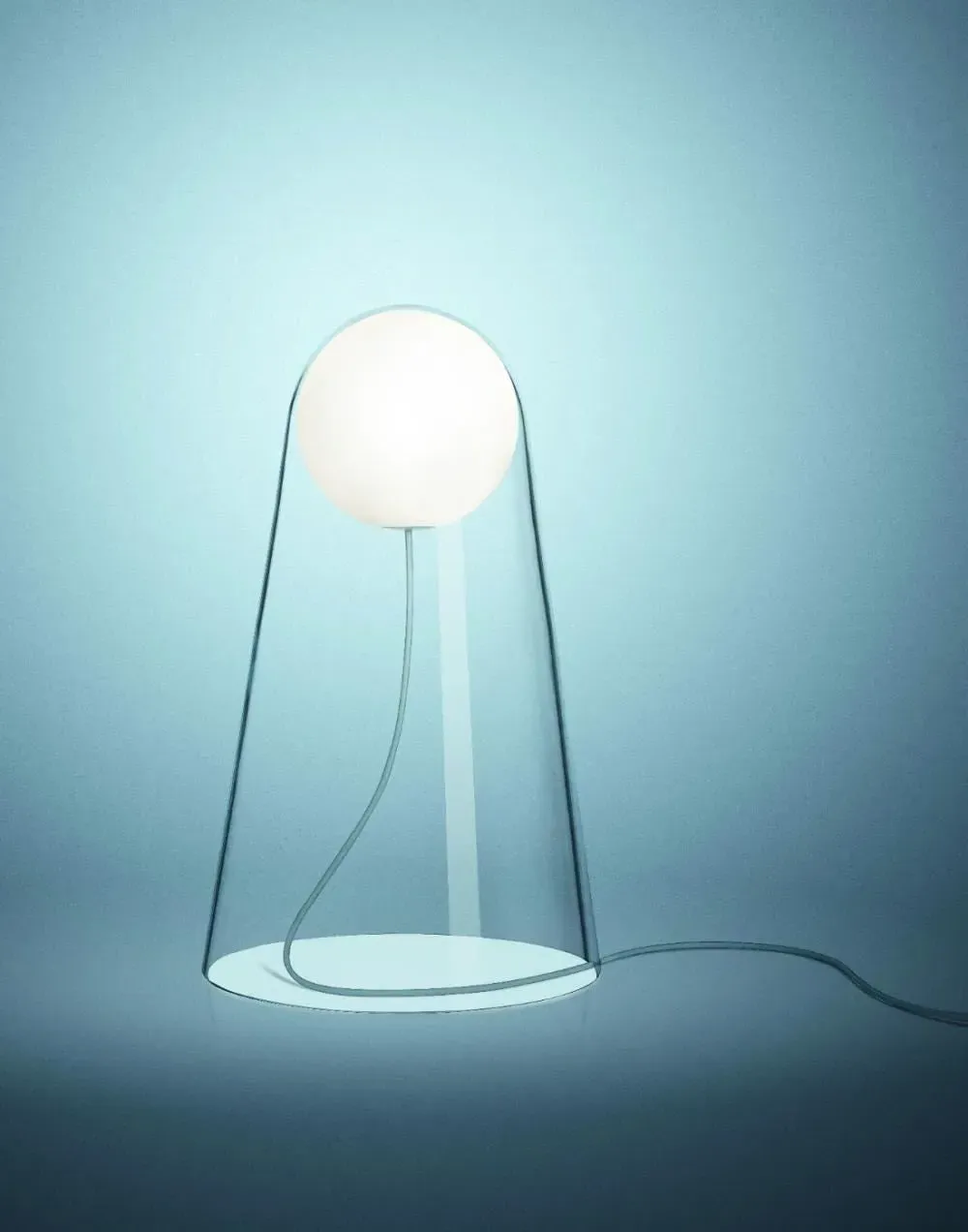 Table Lamp Dimmable - Clear, Glass