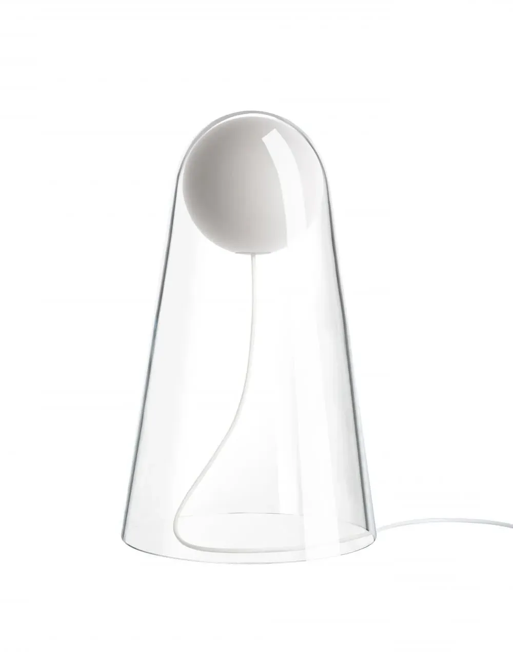Table Lamp Dimmable - Clear, Glass image