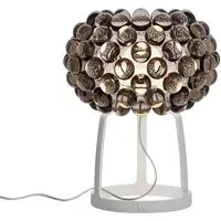 Table Lamp with Beaded Shade - Grey, Glass