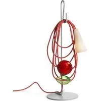 Table Lamp with Cable Design - Grey, Porcelain