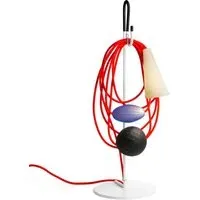 Table Lamp with Cable Design - White, Mixed