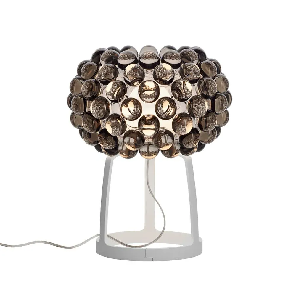 Table Lamp with Jewelled Shade - Transparent
