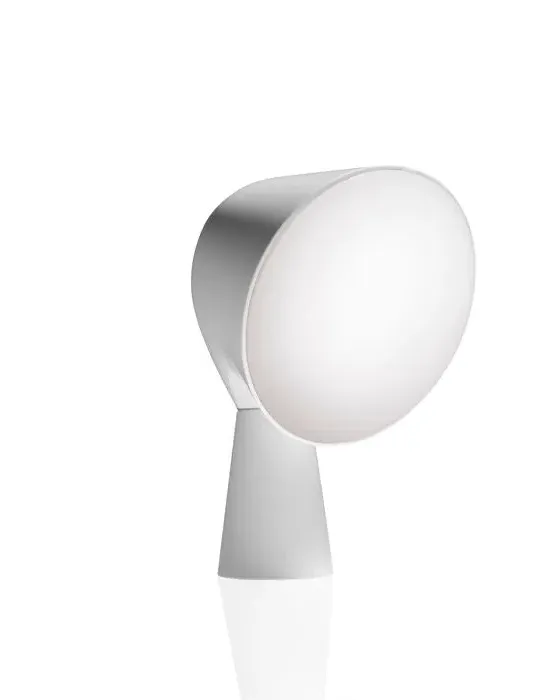 Table Lamp with Lighthouse Design - White, ABS