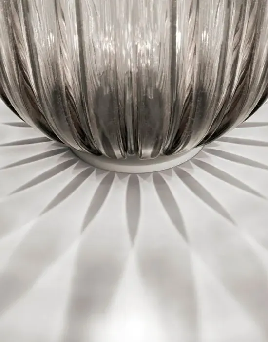 Table Lamp with Switch - Grey, Polycarbonate