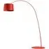 Twiggy Curved Floor Lamp - Crimson, Glass Fibre