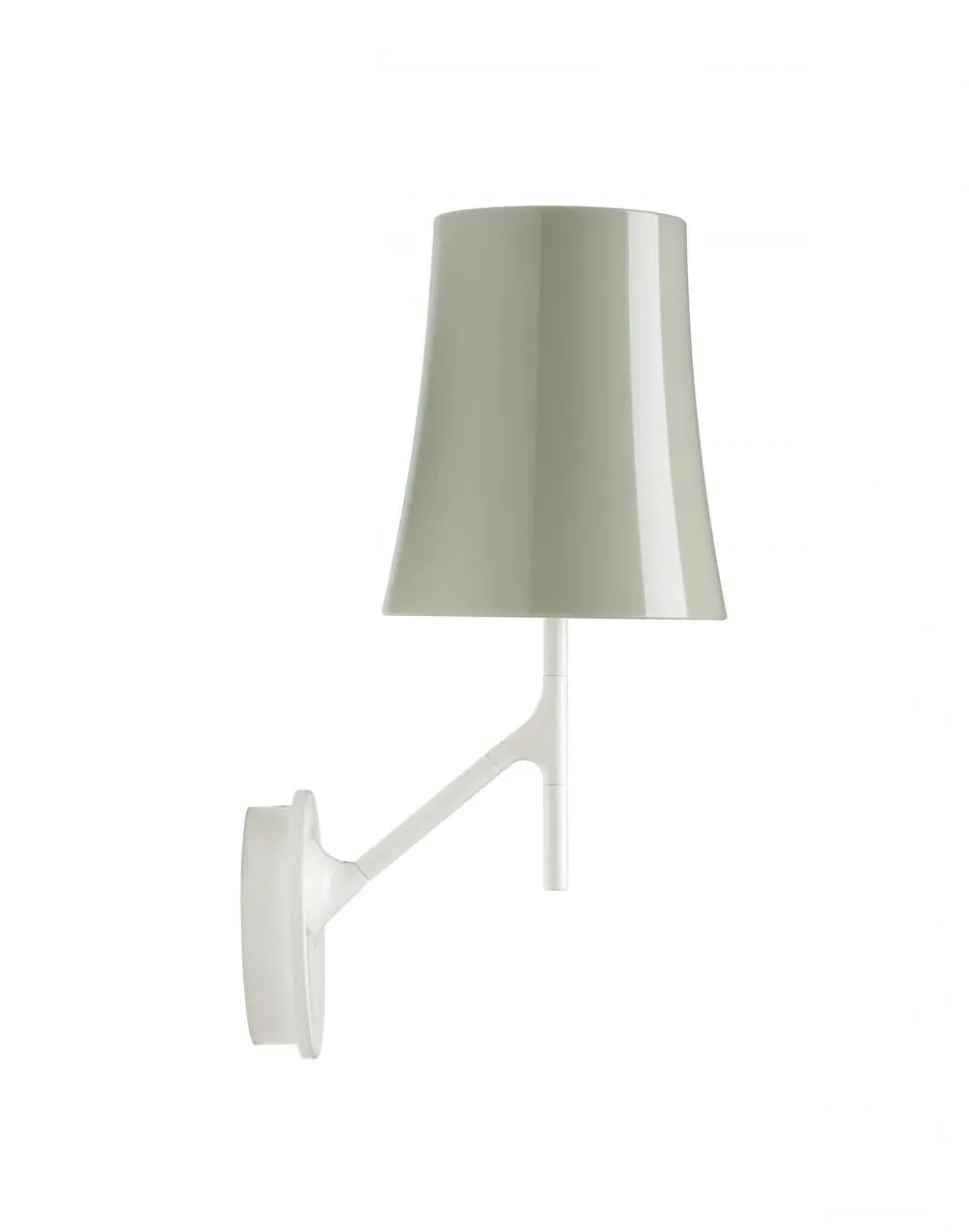 Wall Light with Branch Stem - Grey, Metal image