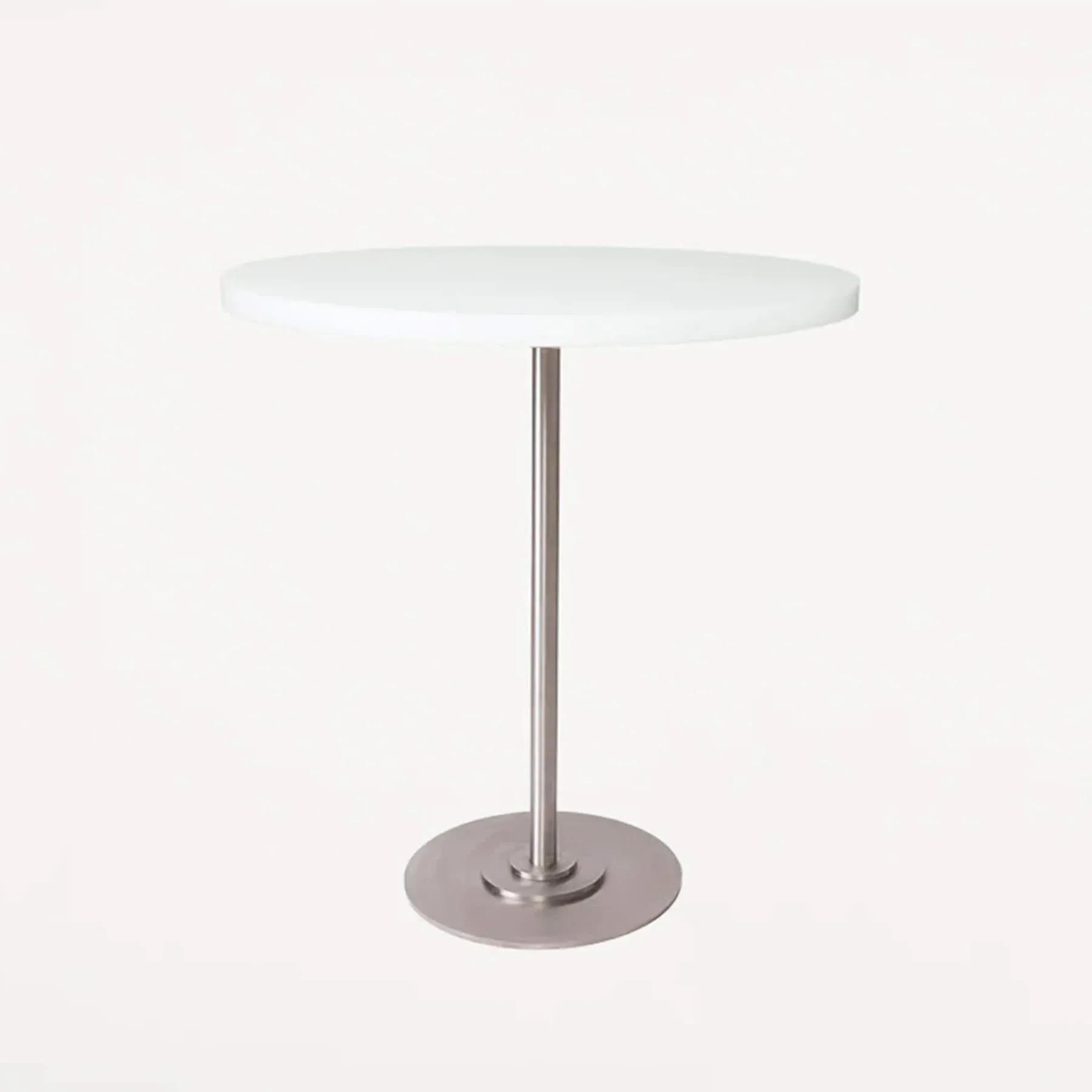 57 Large Round Table - White, Polyethylene