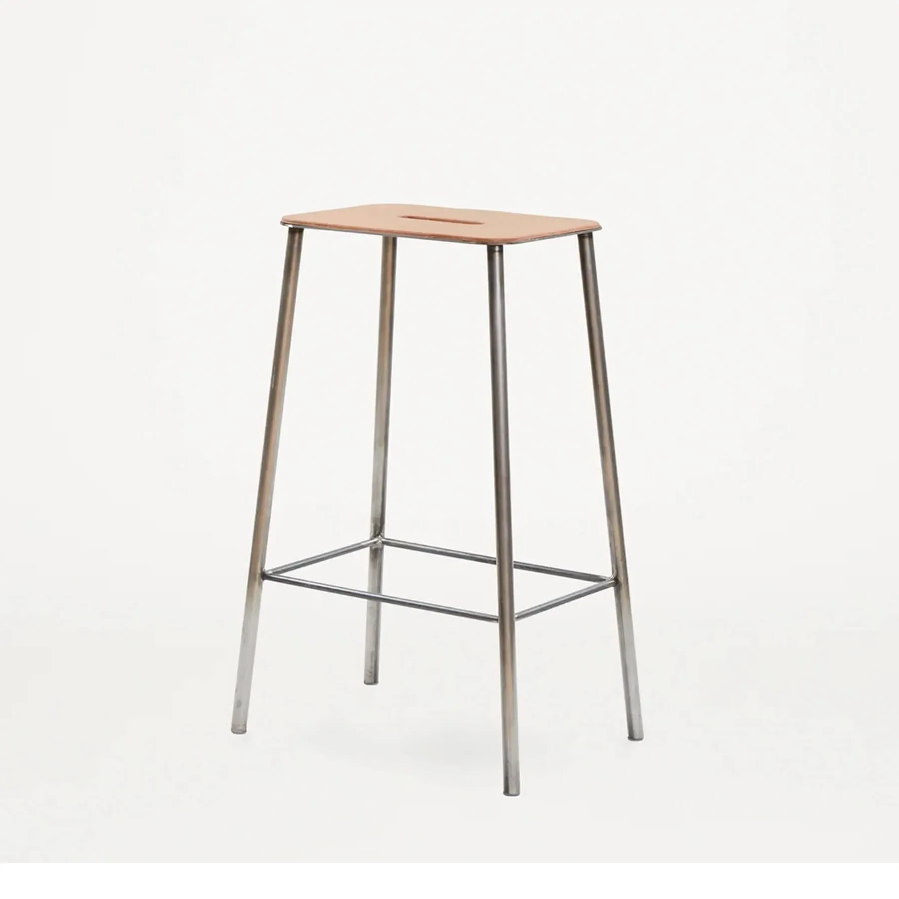 Adam Counter Stool 65cm - Natural, Leather
