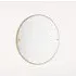 Circle Mirror Medium 60cm - Oak, Brass