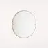 Circle Mirror Small 45cm - Oak, Brass