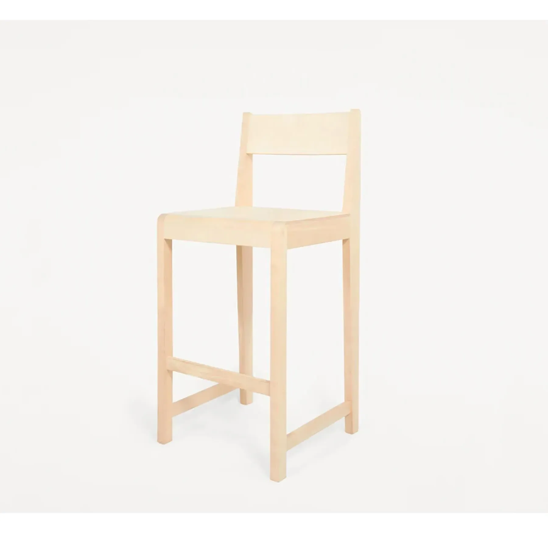 Counter Height Bar Stool - Natural, Birch Wood