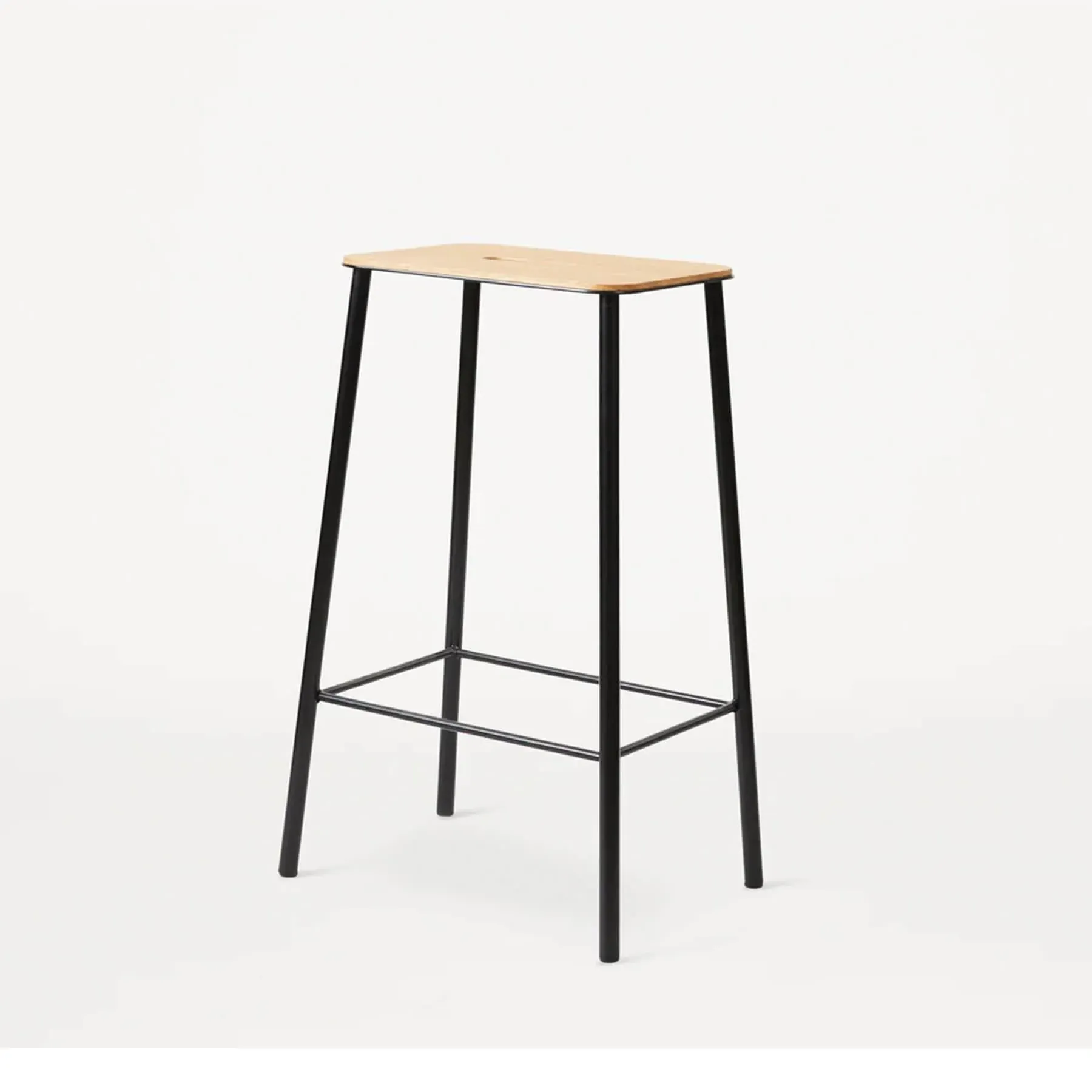 Counter Stool Industrial Design - Oak, Steel image