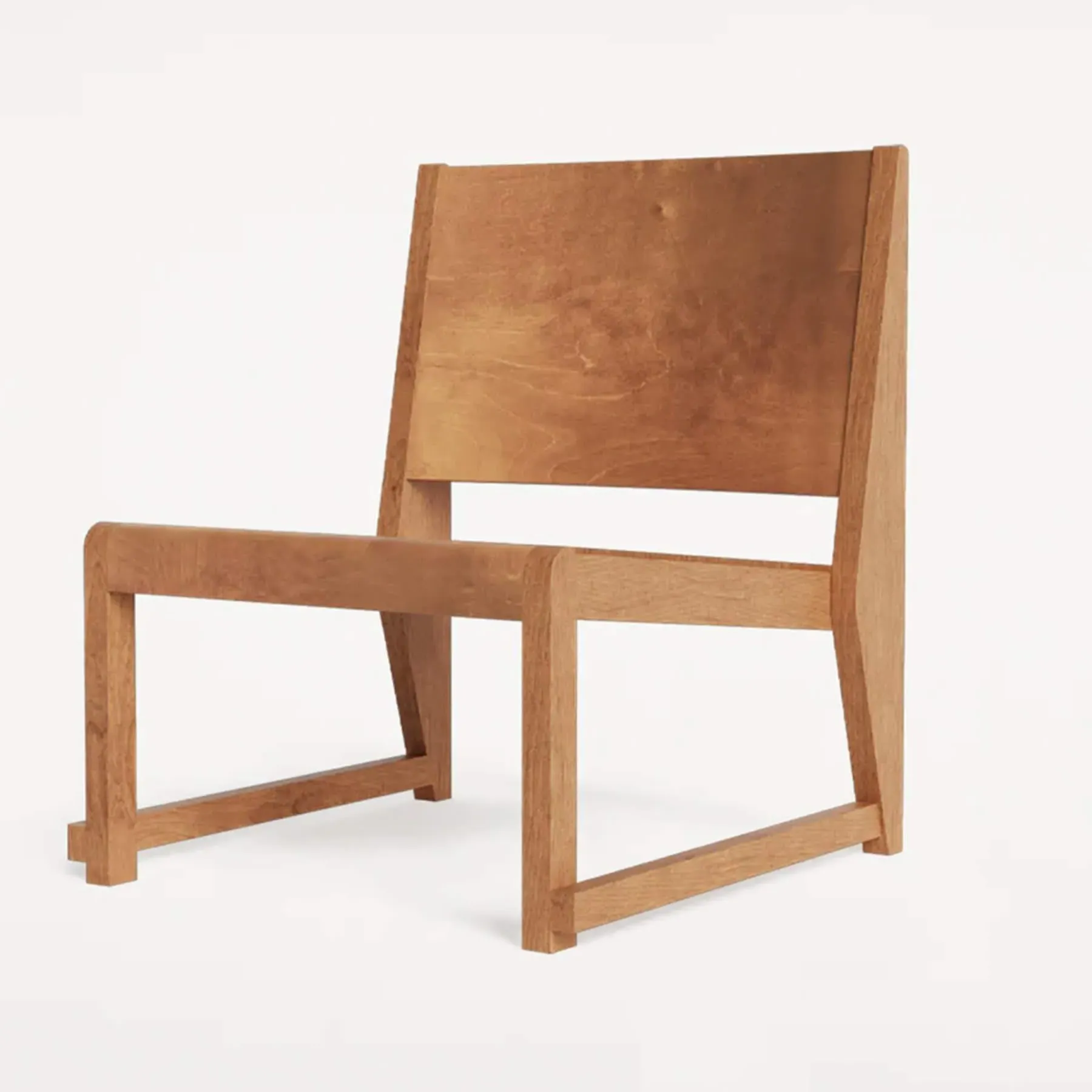 Easy Chair with Mortise Joints - Warm Brown