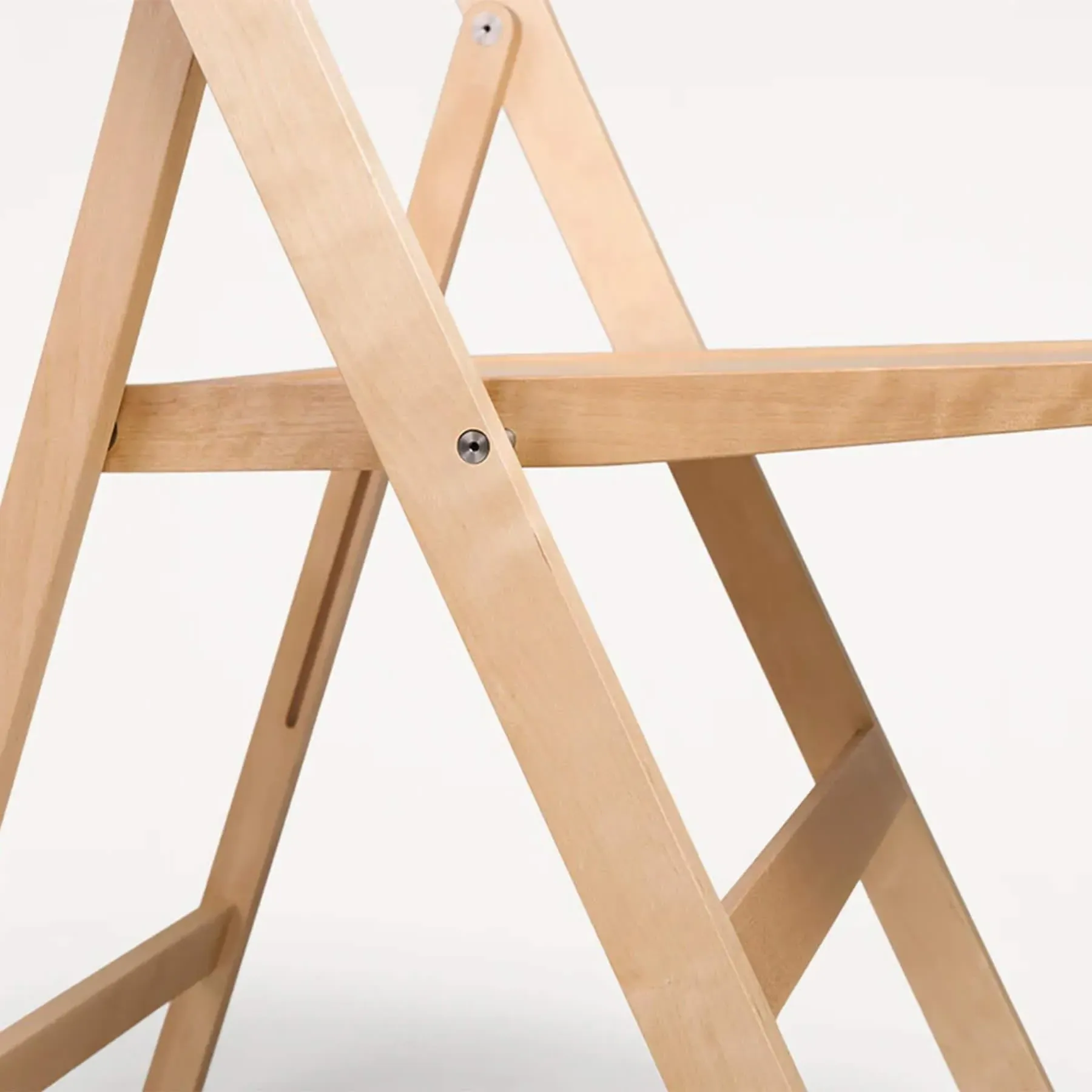 Folding Chair with Storage - Dark Brown, Wood