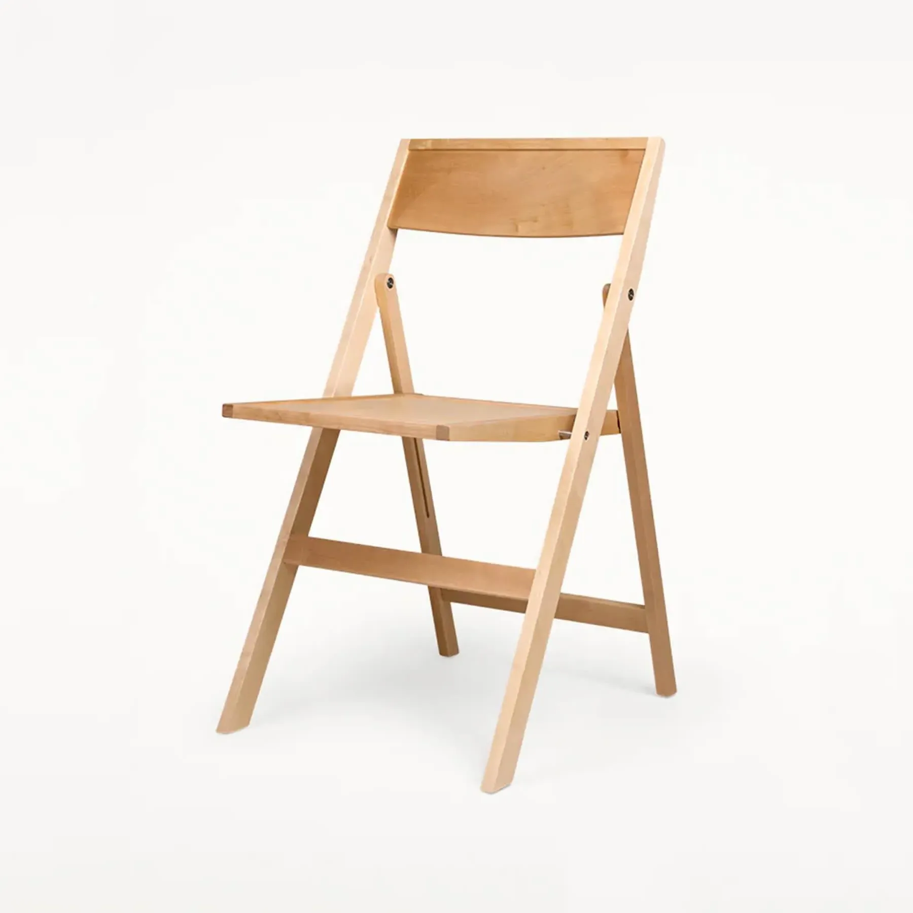 Folding Chair with Storage - Warm Brown, Wood