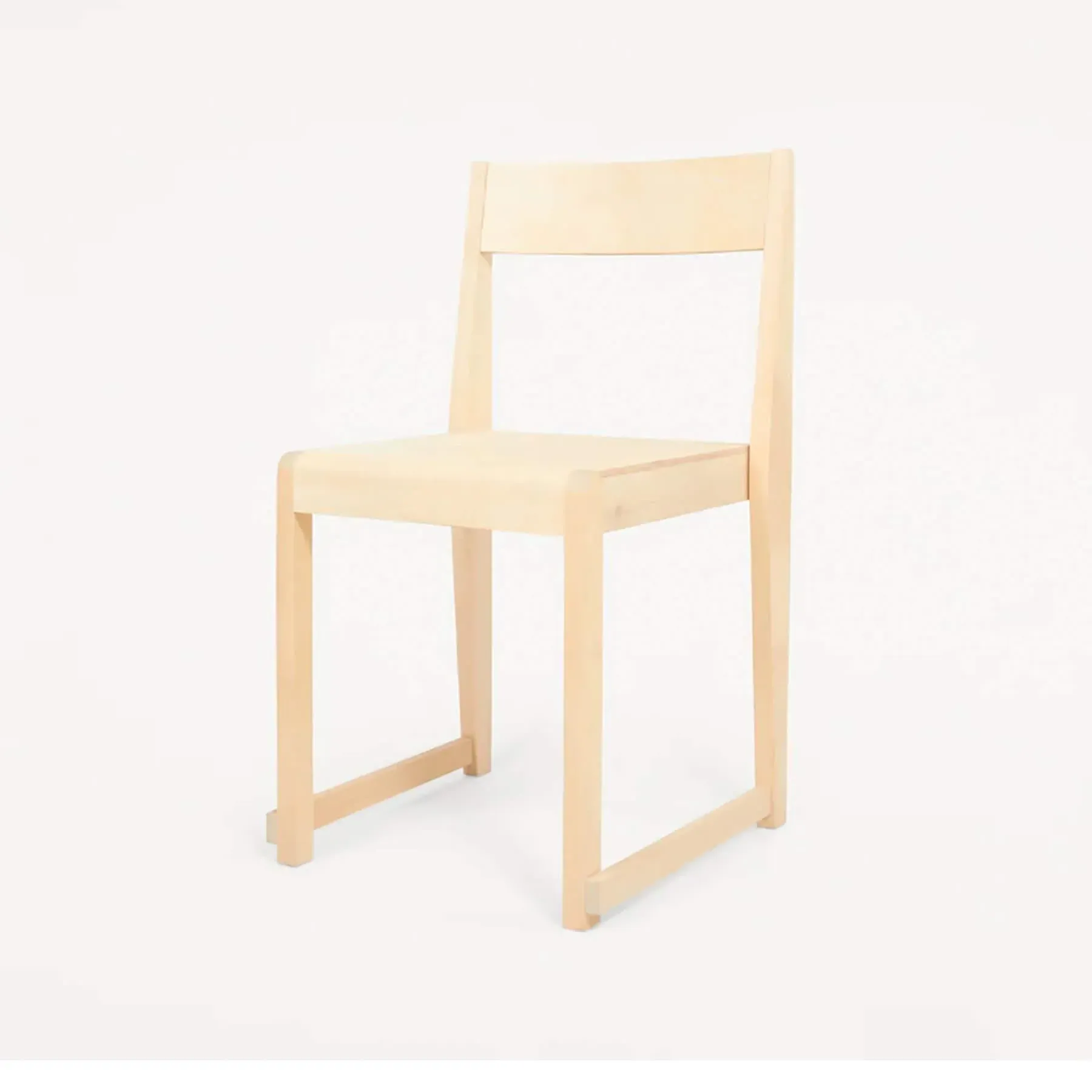 Stackable Dining Chair - Natural, Birch Wood