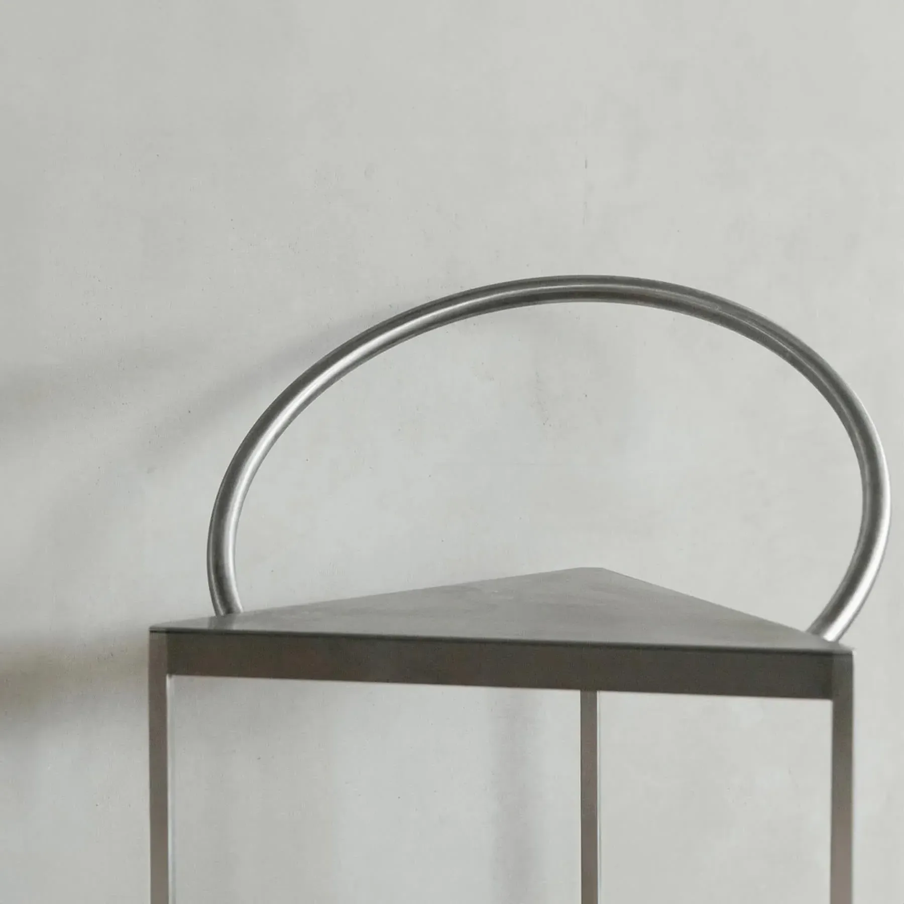 Triangular Dining Chair - Stainless Steel
