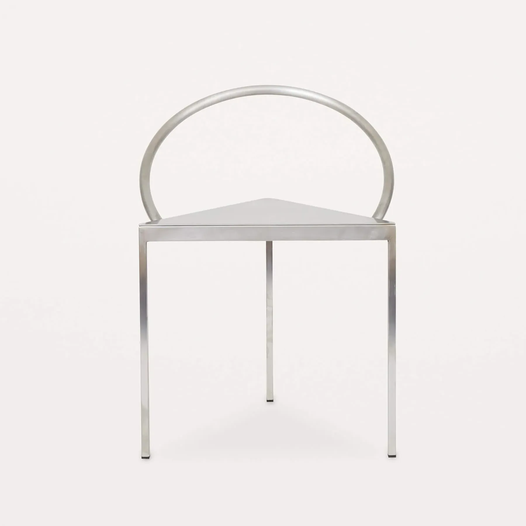 Triangular Dining Chair - Stainless Steel