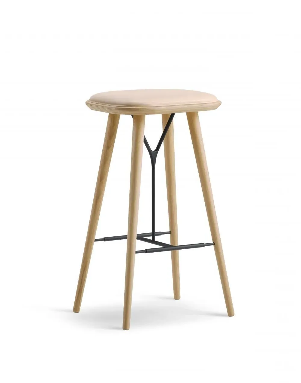 Bar Height Stool - Black, Oak