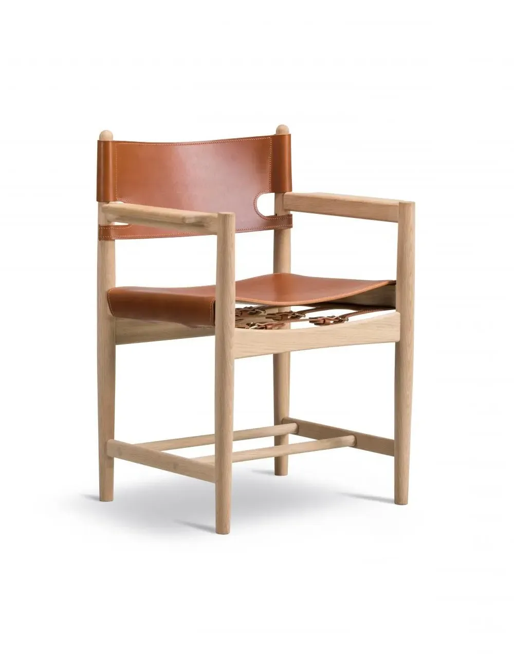 Dining Chair with Arms - Natural, Oak