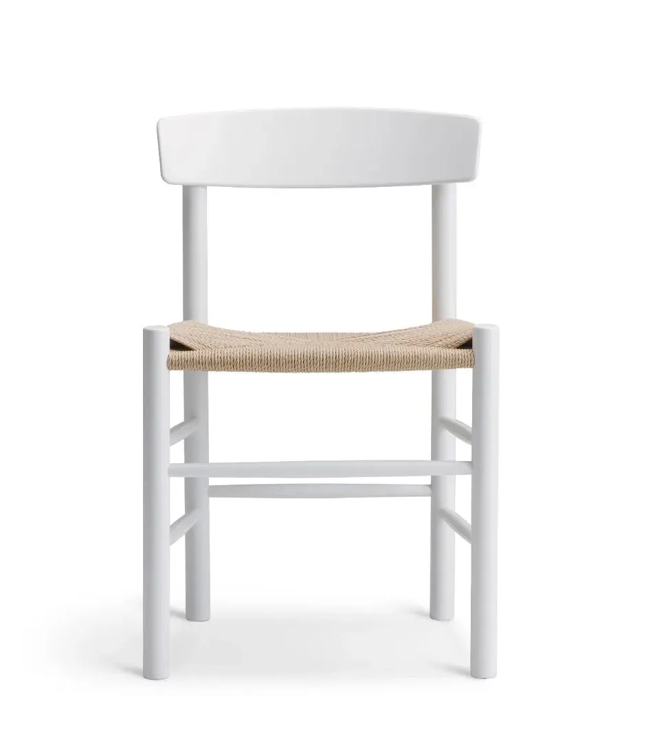 Dining Chair with Woven Seat - Natural, Oak