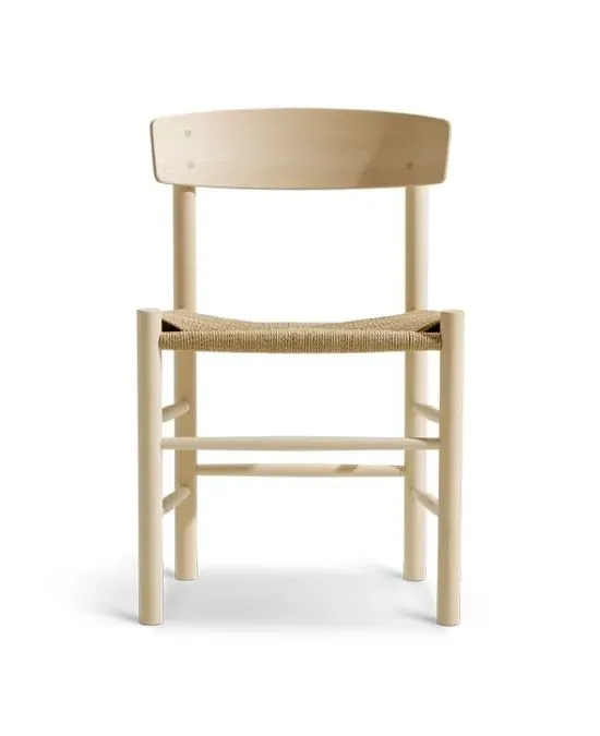 Dining Chair with Woven Seat - Natural, Oak