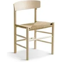 Dining Chair with Woven Seat - Natural, Oak
