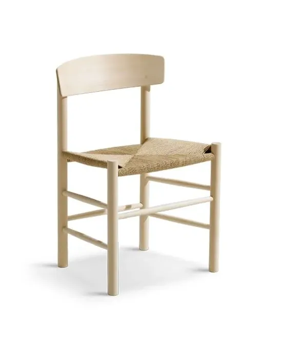 Dining Chair with Woven Seat - Natural, Oak