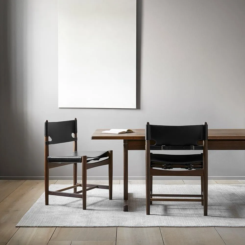 Spanish Dining Chair - Cognac, Oak Lacquered