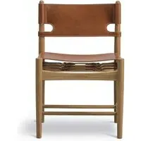Spanish Dining Chair - Cognac, Oiled Oak