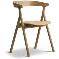 Upholstered Dining Chair - Oiled Oak, Fabric