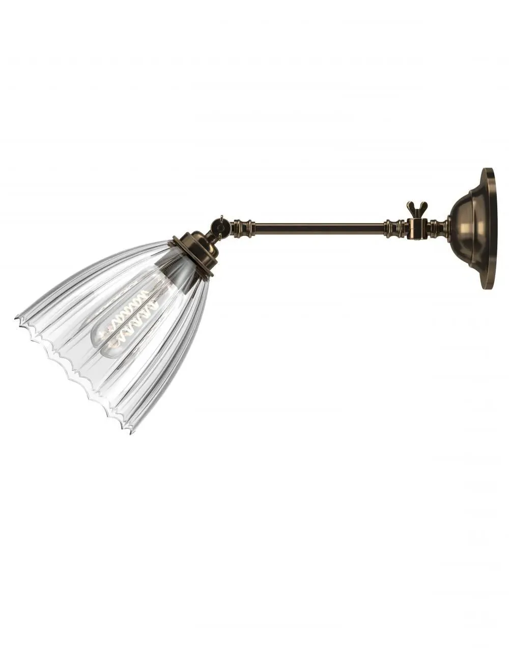 Adjustable Reading Light - Bronze, Metal
