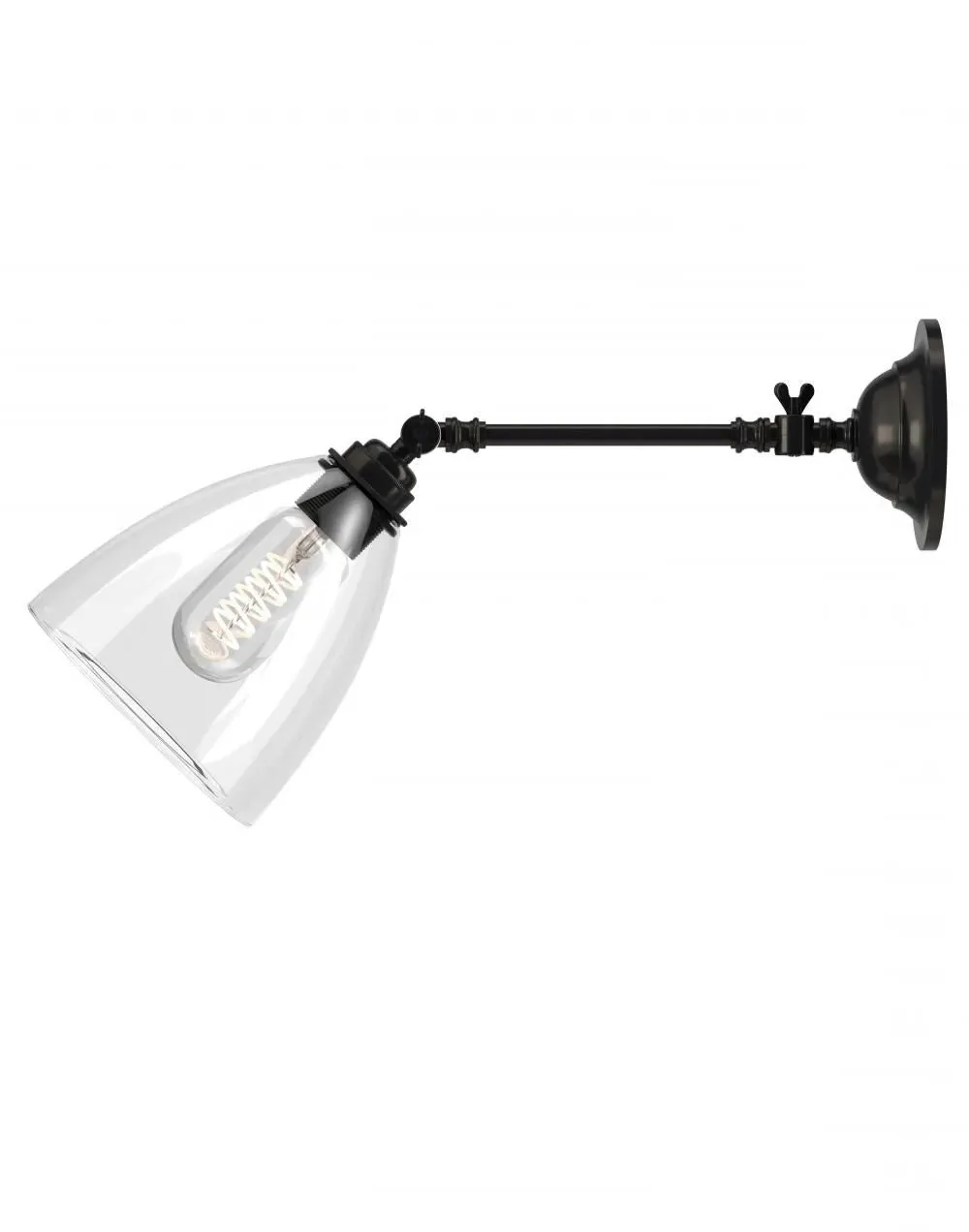 Adjustable Reading Light - Bronze, Metal