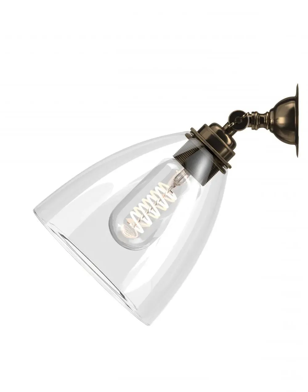 Adjustable Spotlight - Polished Brass, Metal