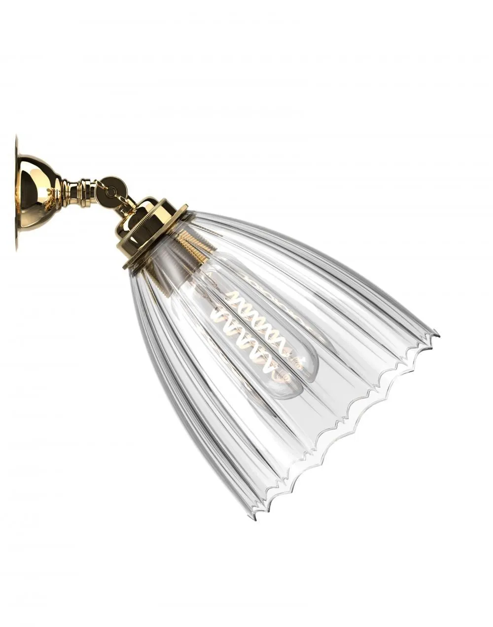 Adjustable Spotlight - Polished Brass, Metal