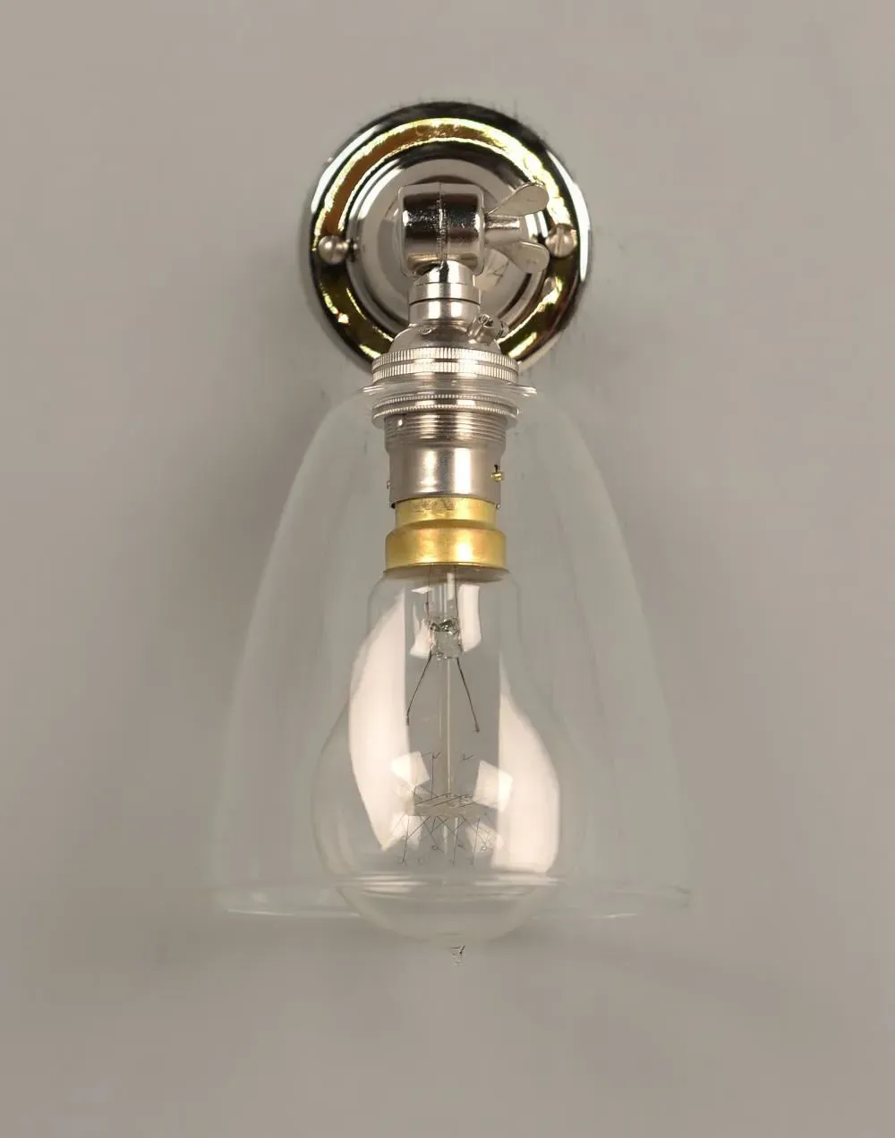 Adjustable Spotlight - Polished Brass, Metal