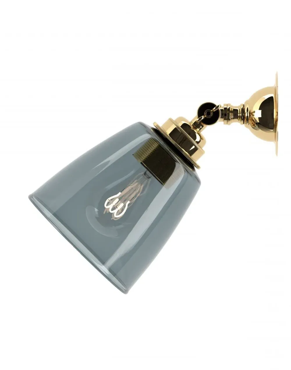 Adjustable Spotlight - Polished Brass, Metal