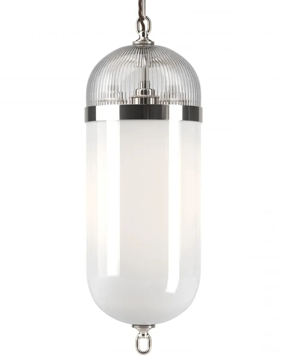 Aston Pendant Lantern - Antique Brass, Glass