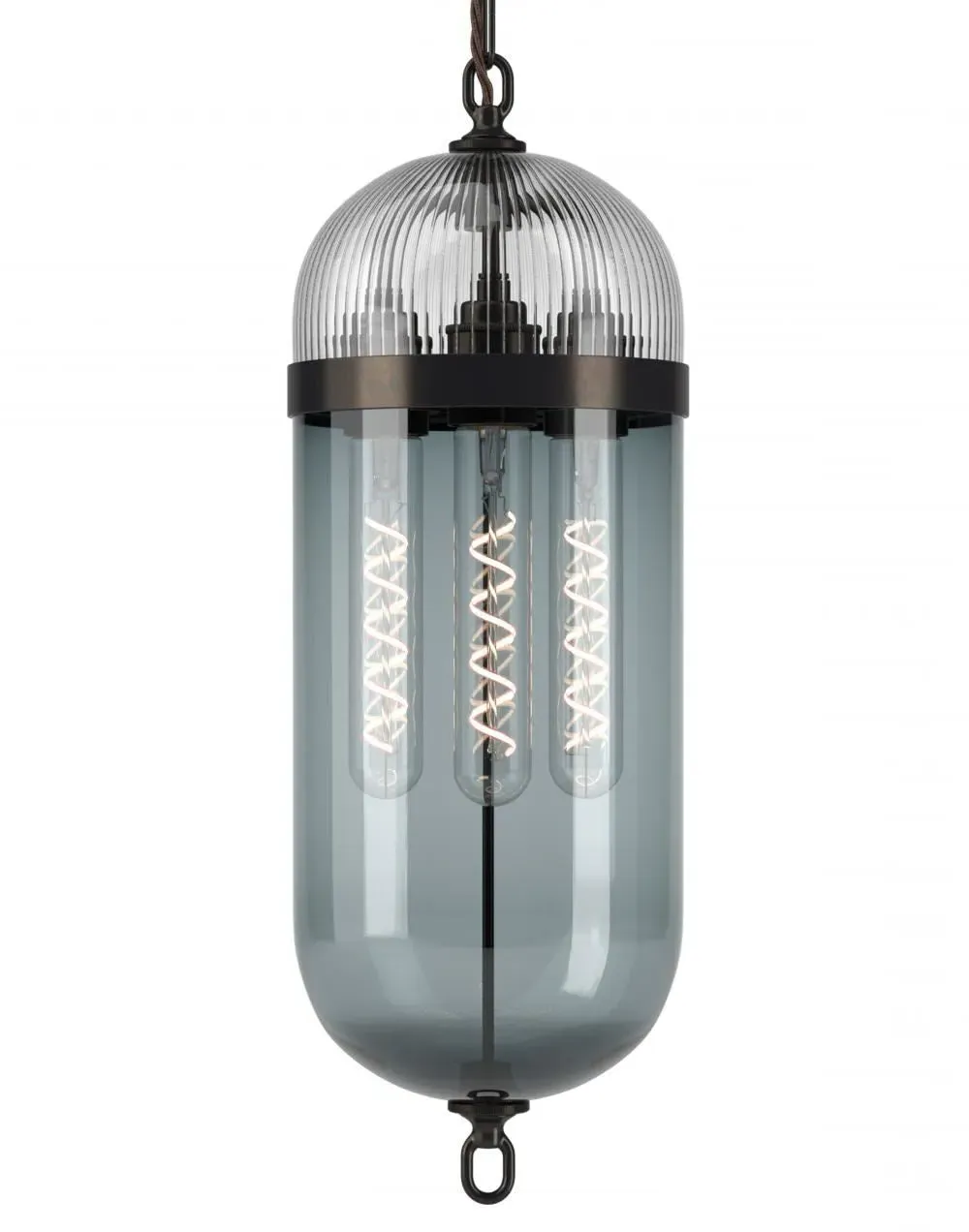 Aston Pendant Lantern - Bronze, Glass