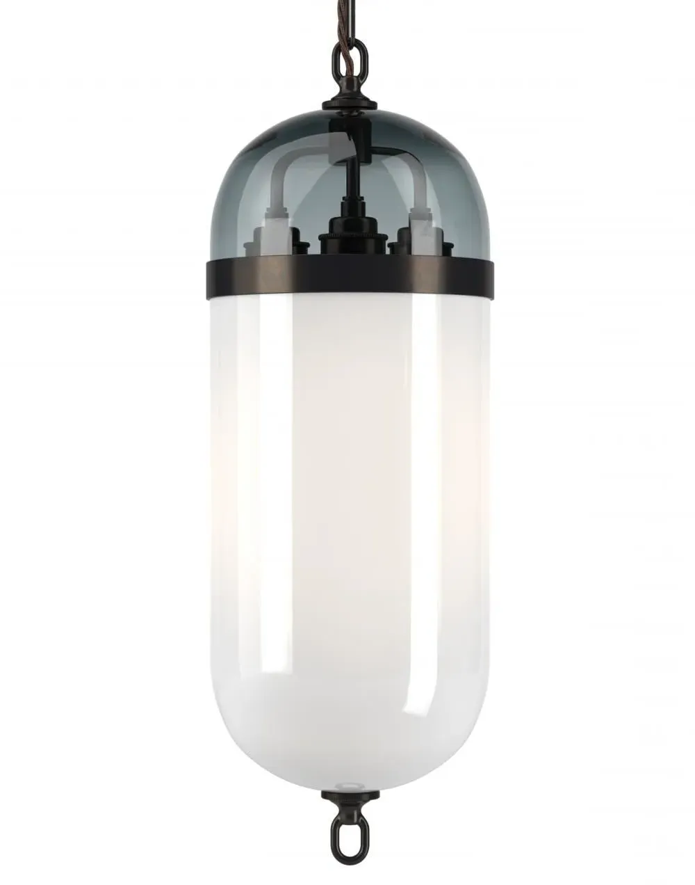Aston Pendant Lantern - Bronze, Glass