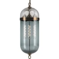 Aston Pendant Light - Antique Brass, Glass