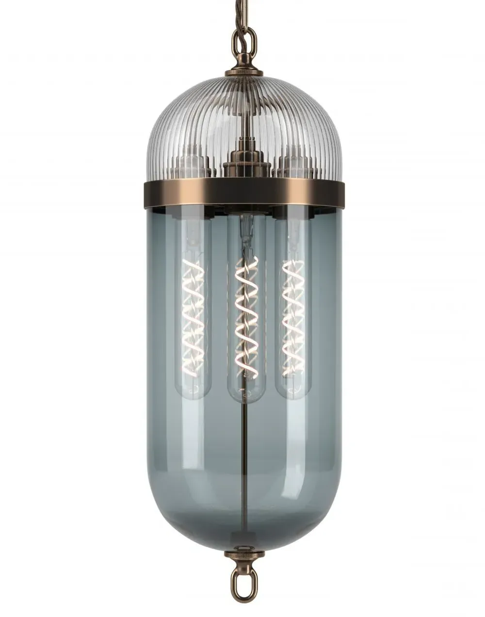 Aston Pendant Light - Antique Brass, Glass