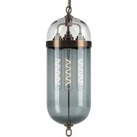 Aston Pendant Light - Antique Brass, Glass