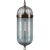 Aston Pendant Light - Antique Brass, Glass