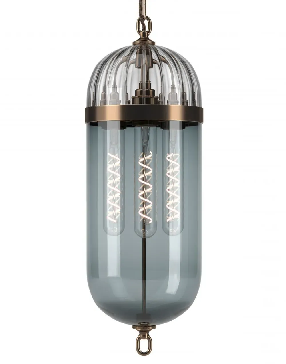 Aston Pendant Light - Antique Brass, Glass