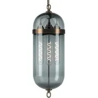 Aston Pendant Light - Antique Brass, Glass