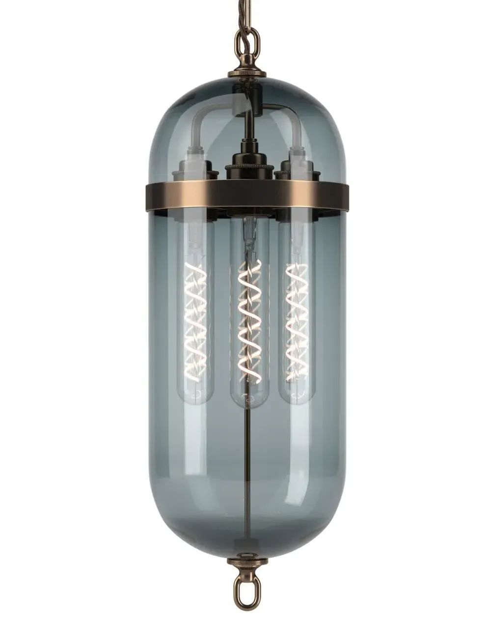 Aston Pendant Light - Antique Brass, Glass