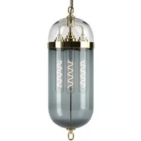 Aston Pendant Light - Polished Brass, Glass