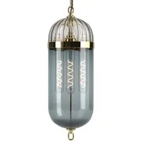 Aston Pendant Light - Polished Brass, Glass